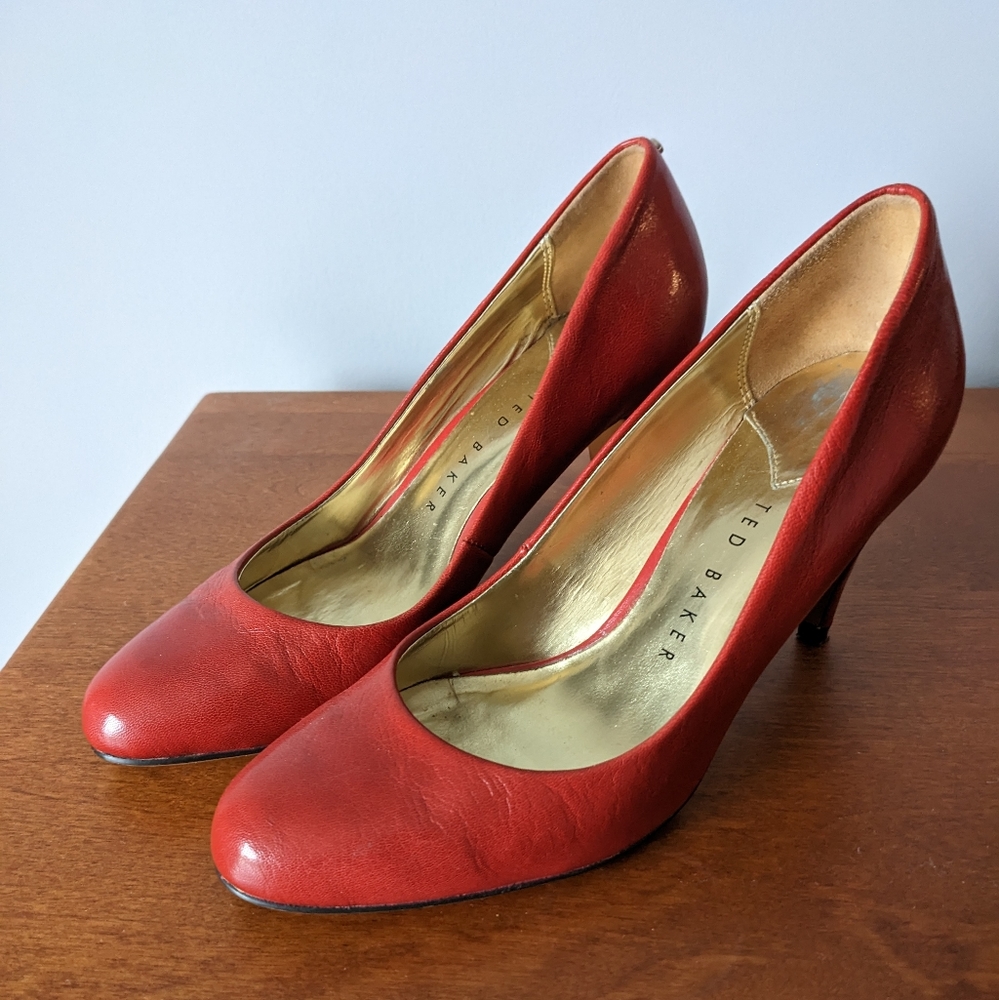 Ted Baker red pumps